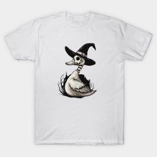 Skeleton Witch Duck T-Shirt